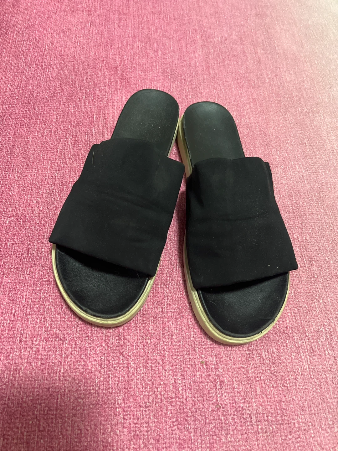 Black Slide Sandals