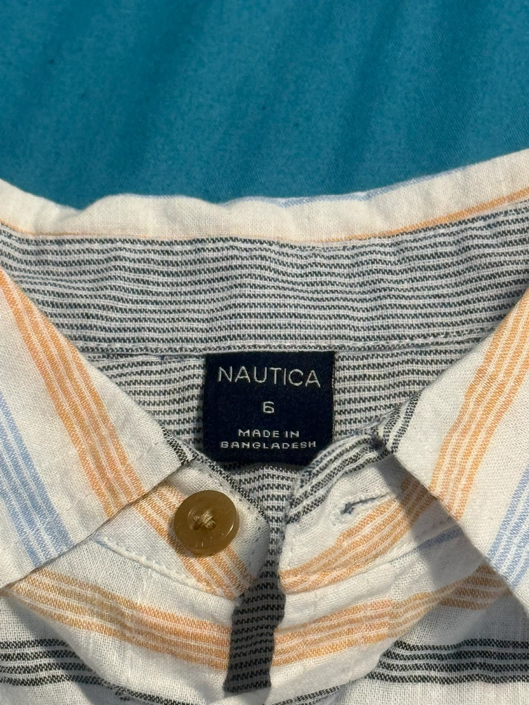 Nautica Boys Striped Shirt and Shorts Set Size 6 - photo 3