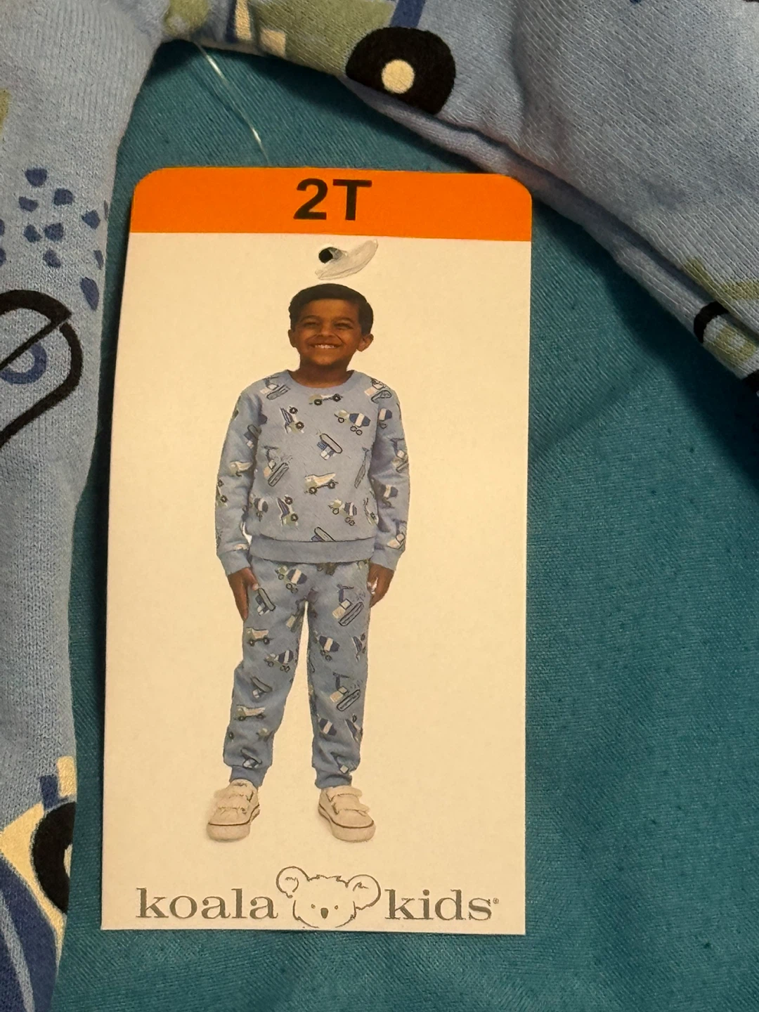 Koala Kids Blue Construction Pajamas - Size 2T - photo 3