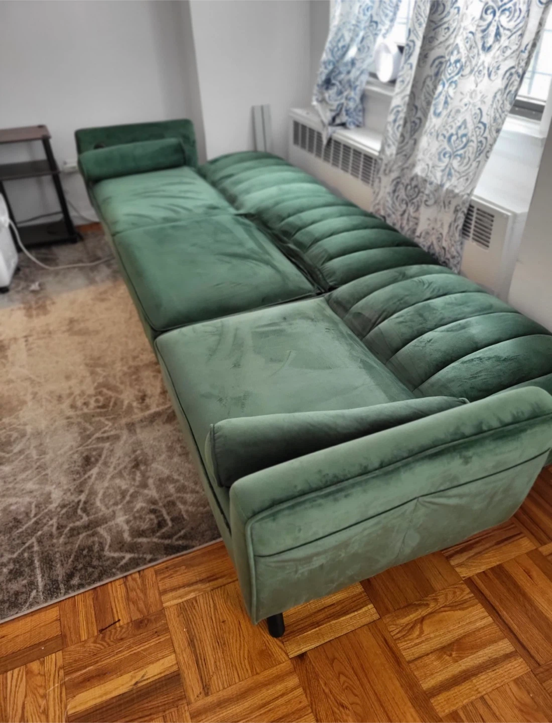 Green Velvet Sofa - photo 2