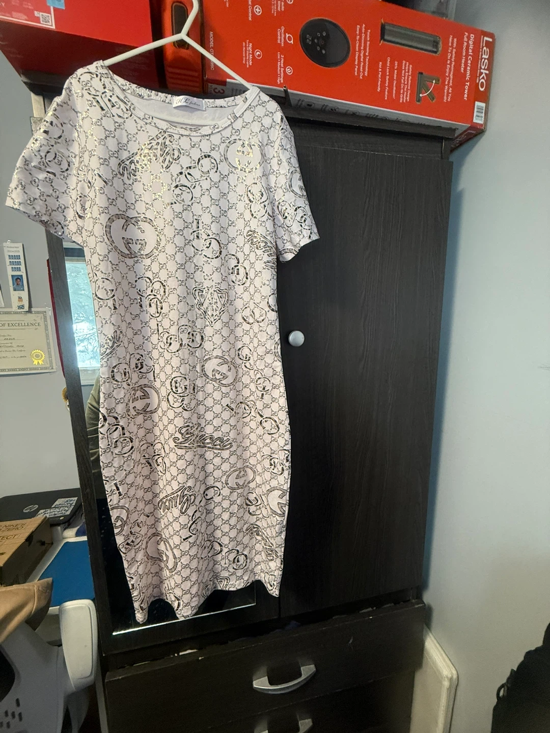 Women's Short Sleeve Logo Dress