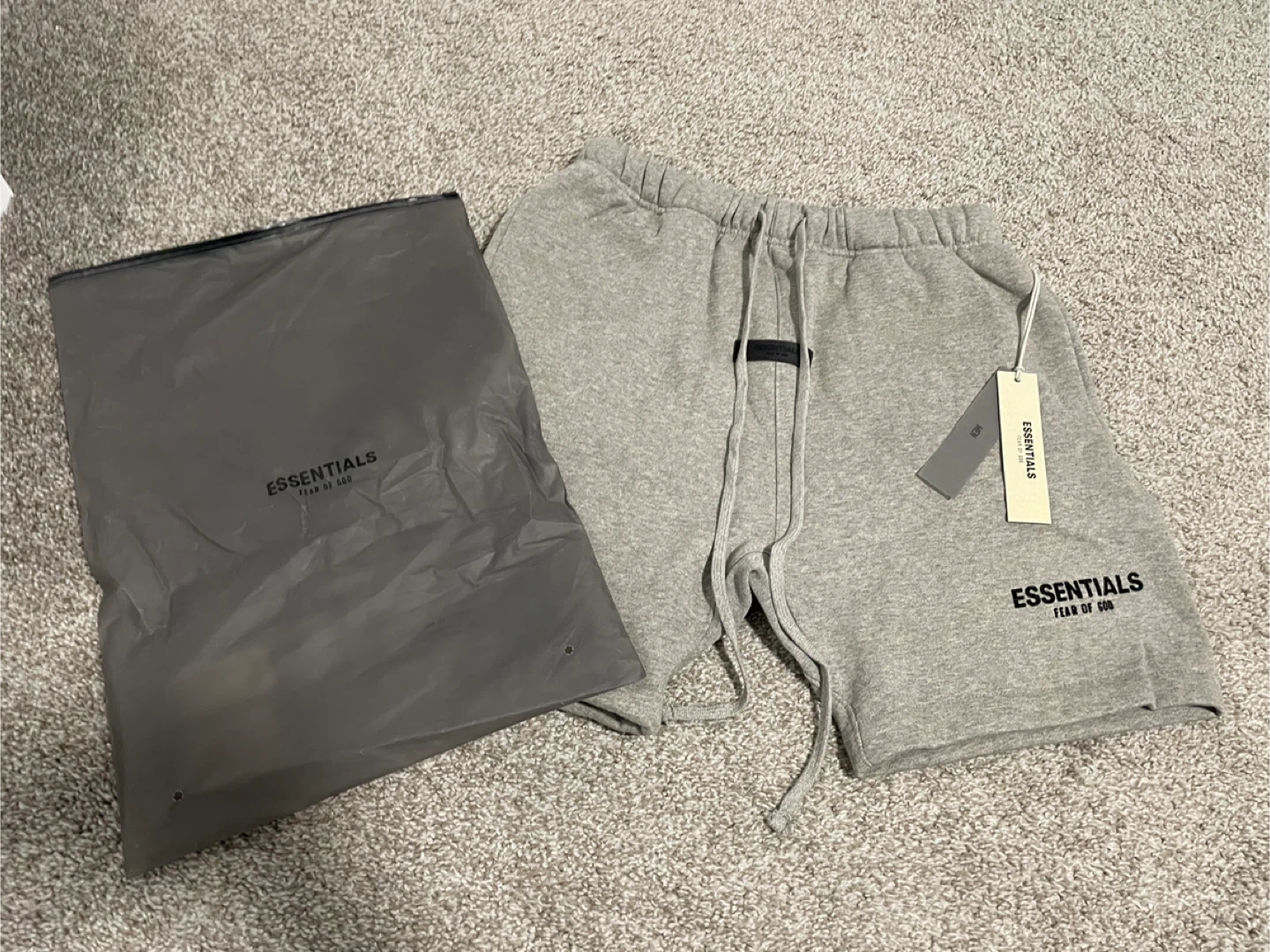 essentials fear of god shorts
