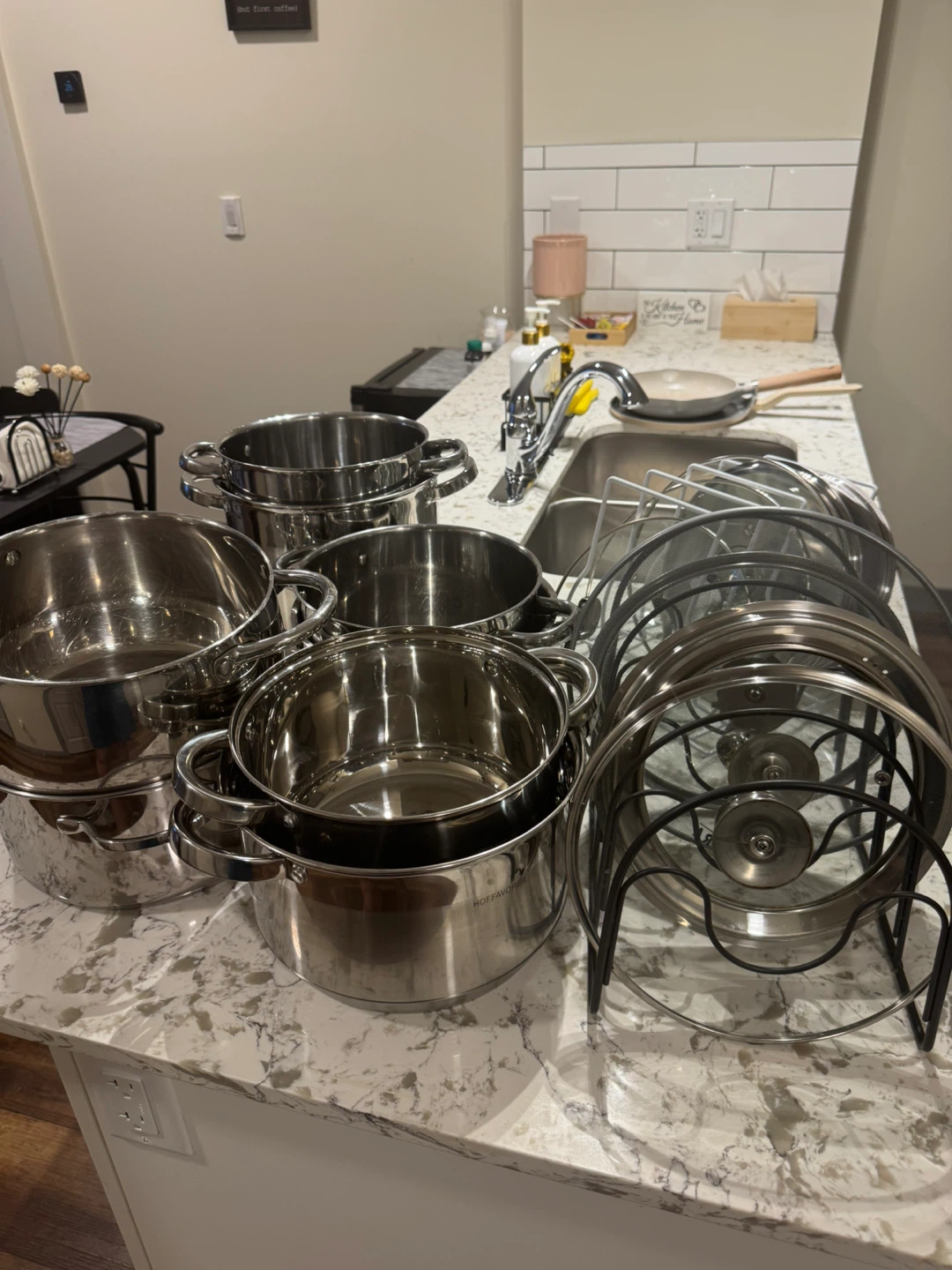 Hoffmann Stainless Steel Pot Set with Lids