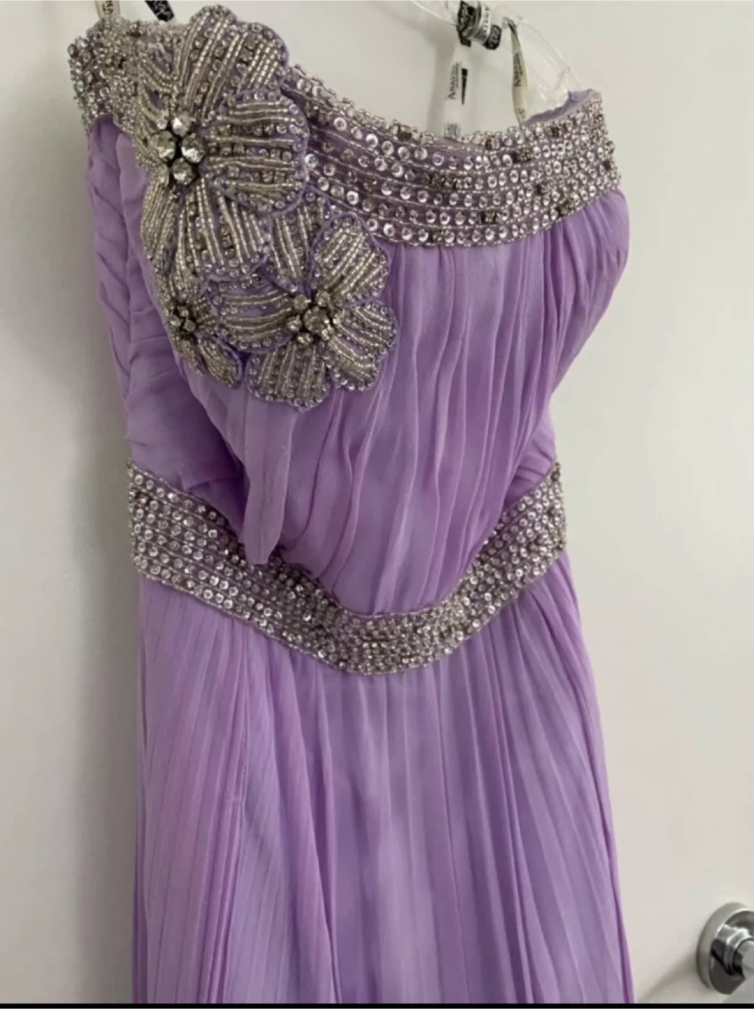 Anais Strapless Lavender Prom Cocktail Bridesmaid Dress US2 - photo 2