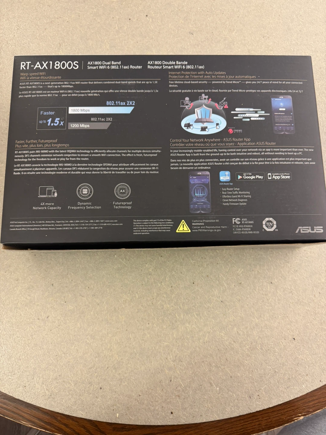 ASUS RT-AX1800S Dual Band WiFi 6 Router - photo 4