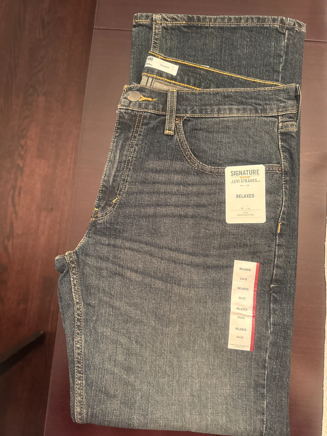 Levi Strauss Signature Relaxed Fit Jeans 33x32 - photo 2