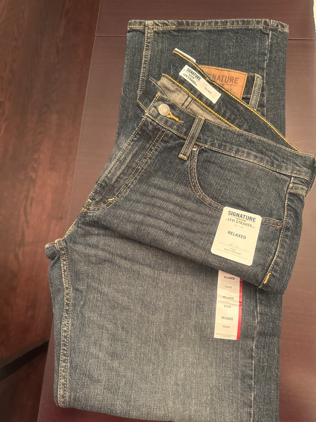 Levi Strauss Signature Relaxed Fit Jeans 33x32 - photo 3
