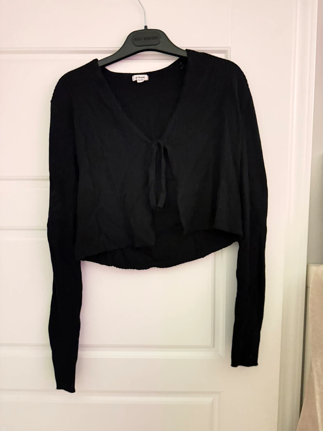 Black Garage Cardigan Sweater