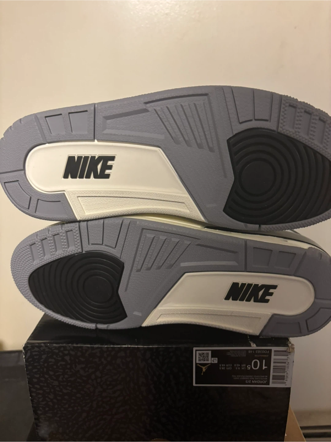Nike Air Jordan 2 Retro Low White Grey Men's Size 10.5 - photo 4