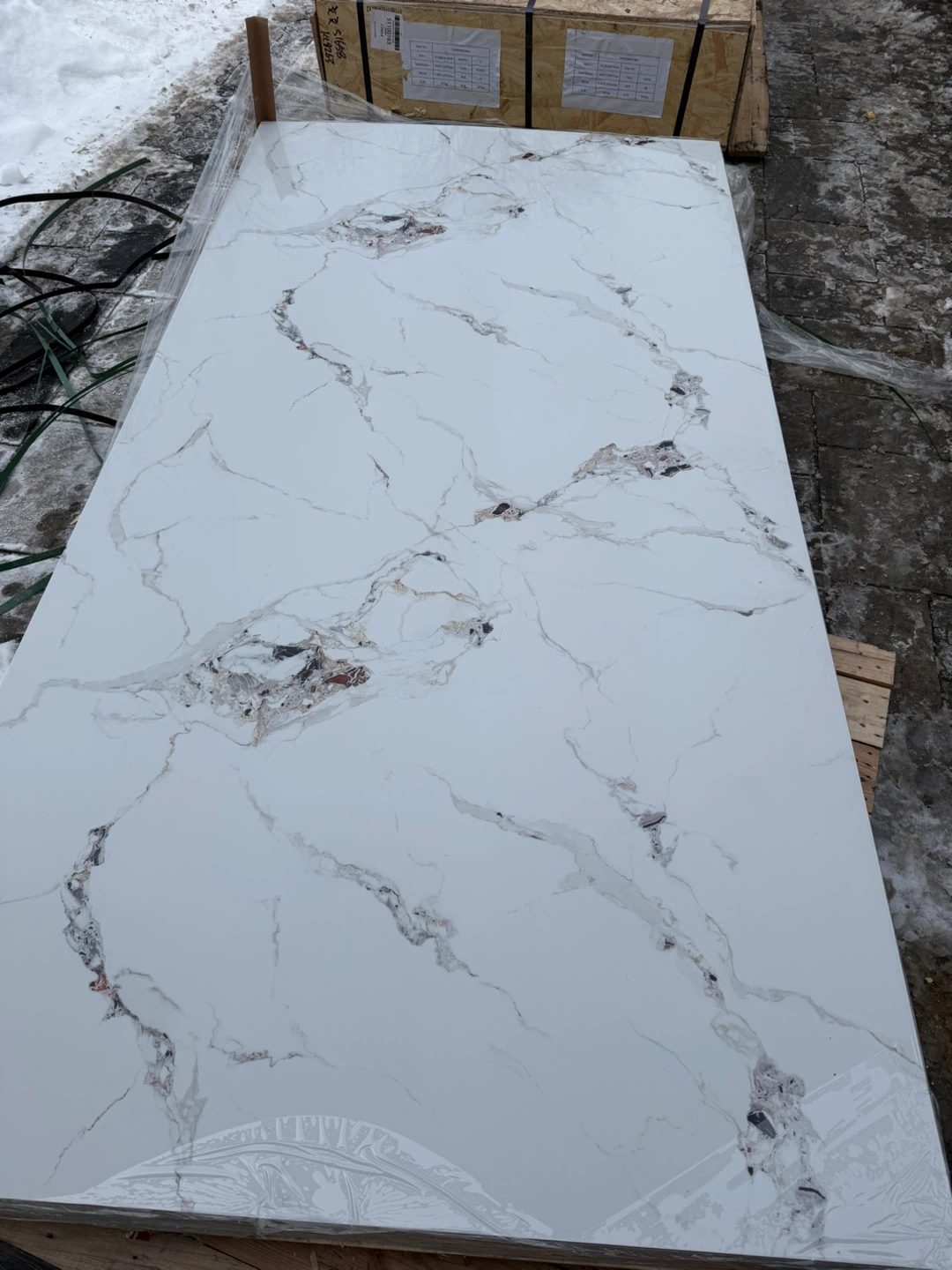 Marble look PVC sheets - photo 4