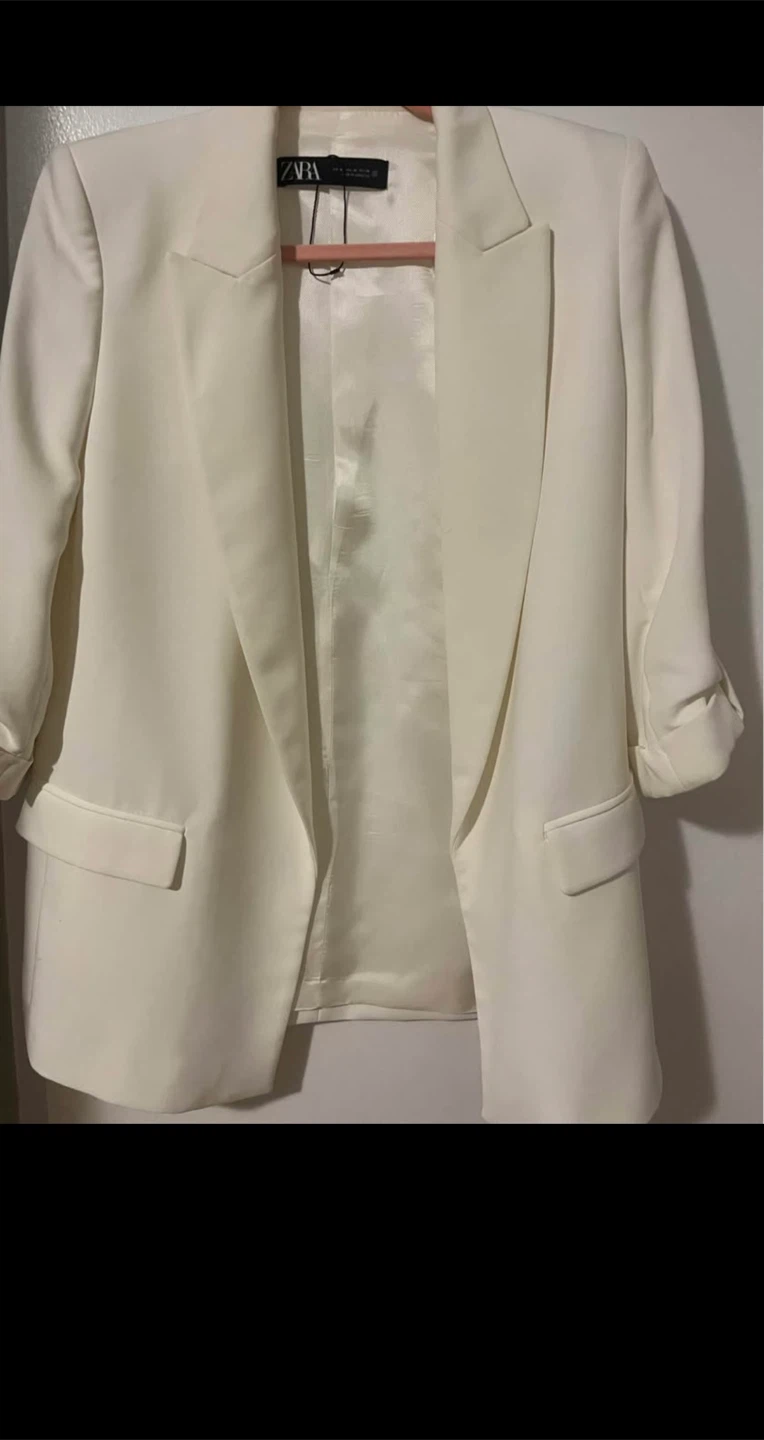 ZARA Cream Blazer medium