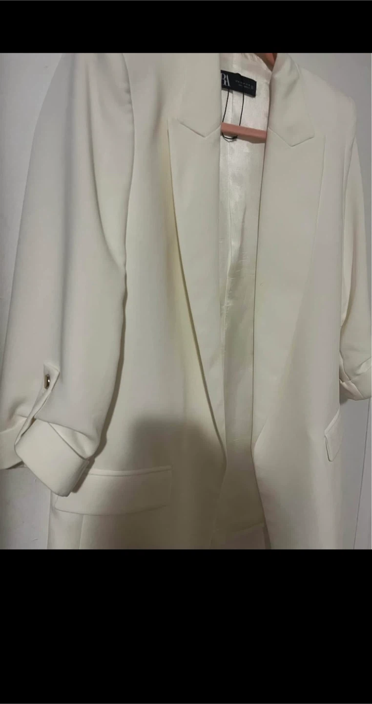 ZARA Cream Blazer medium - photo 4
