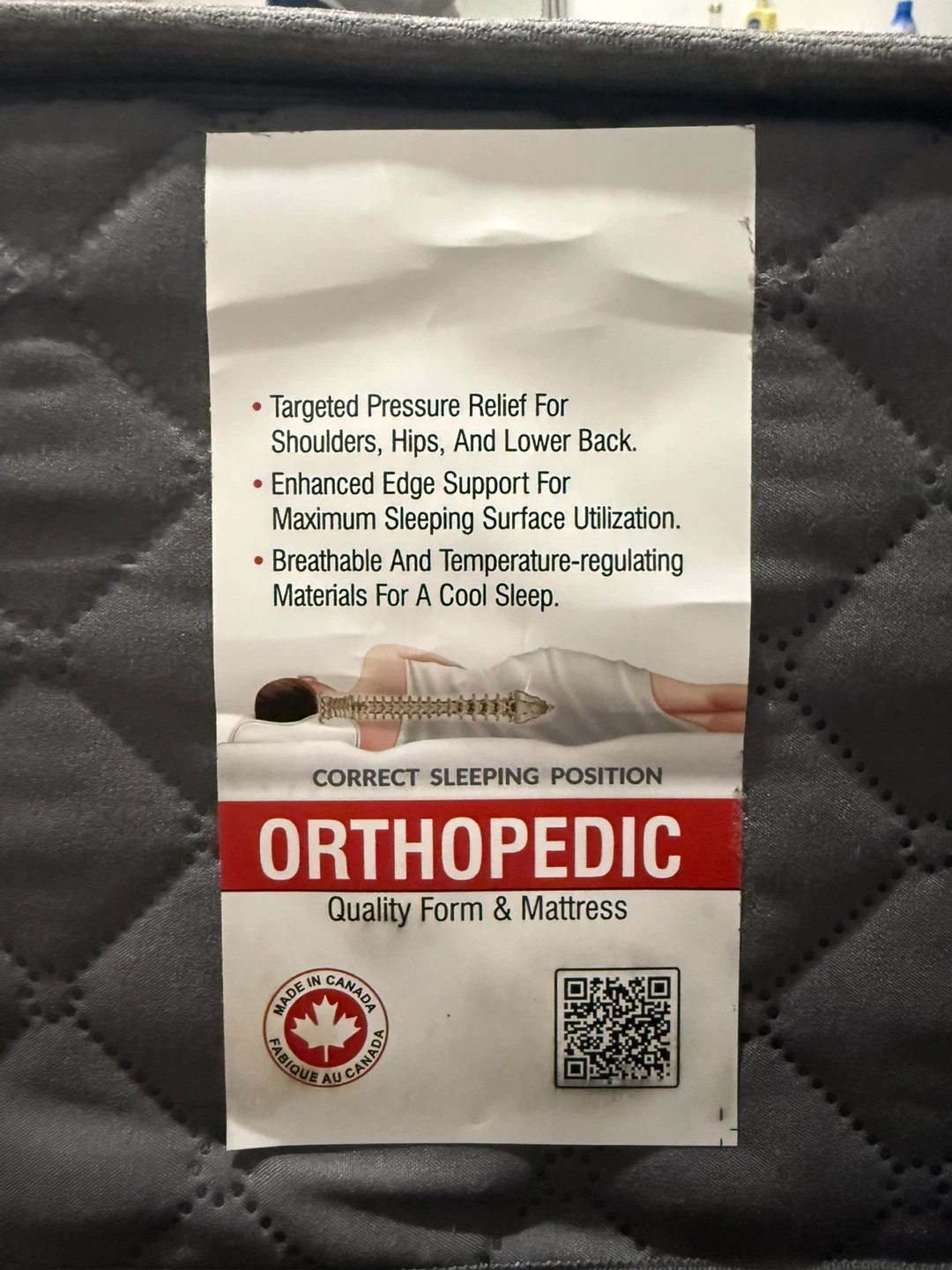 🛏️ Like New Orthopedic Mattress & Bed – Only 2 Months Old! - photo 3