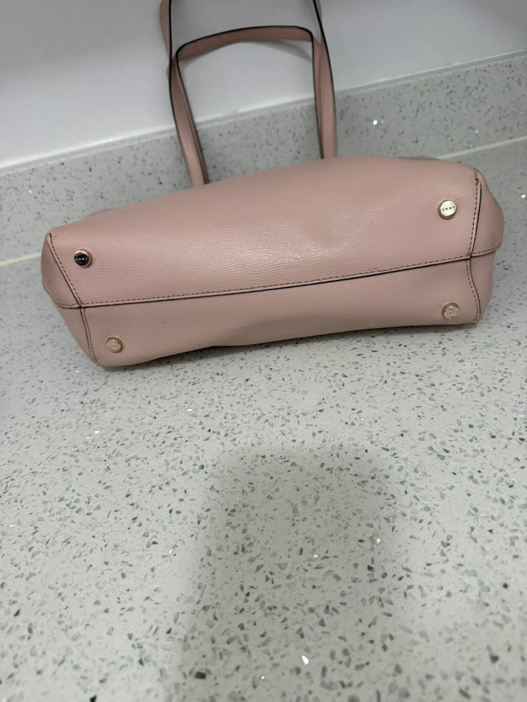 DKNY Pink Leather Tote Bag - photo 3