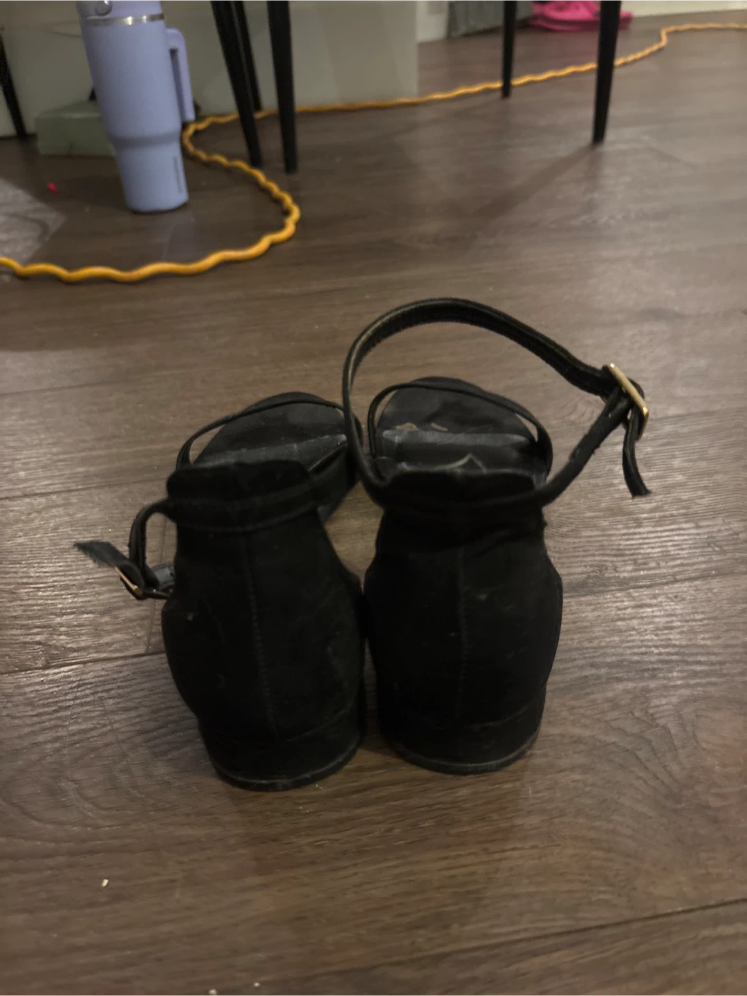 Steve Madden Black Suede Ankle Strap Sandals - photo 3