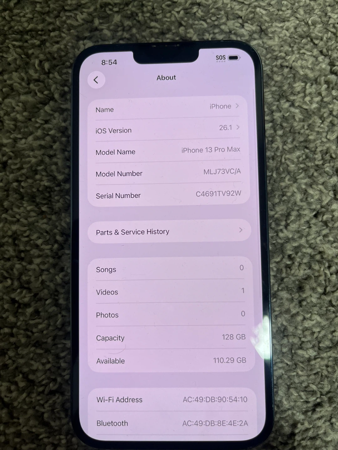 Apple iPhone 13 Pro Max 128GB - Sierra Blue - photo 4