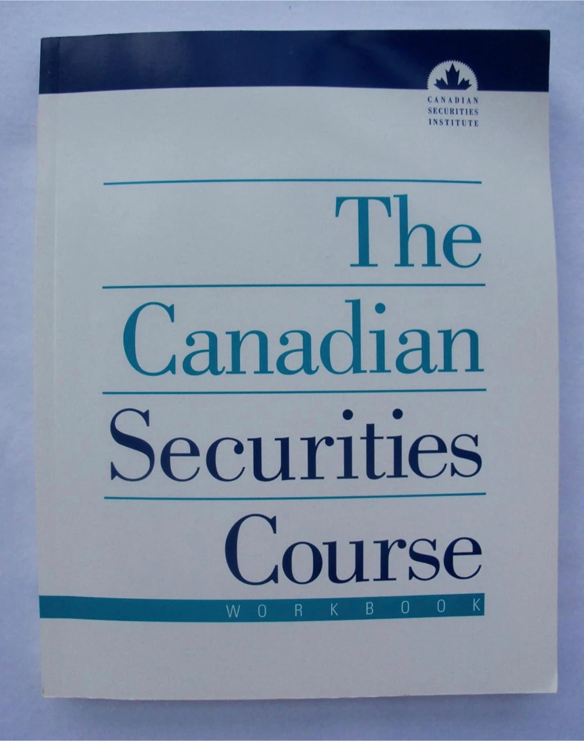 Canadian Securities Course Workbook - photo 2