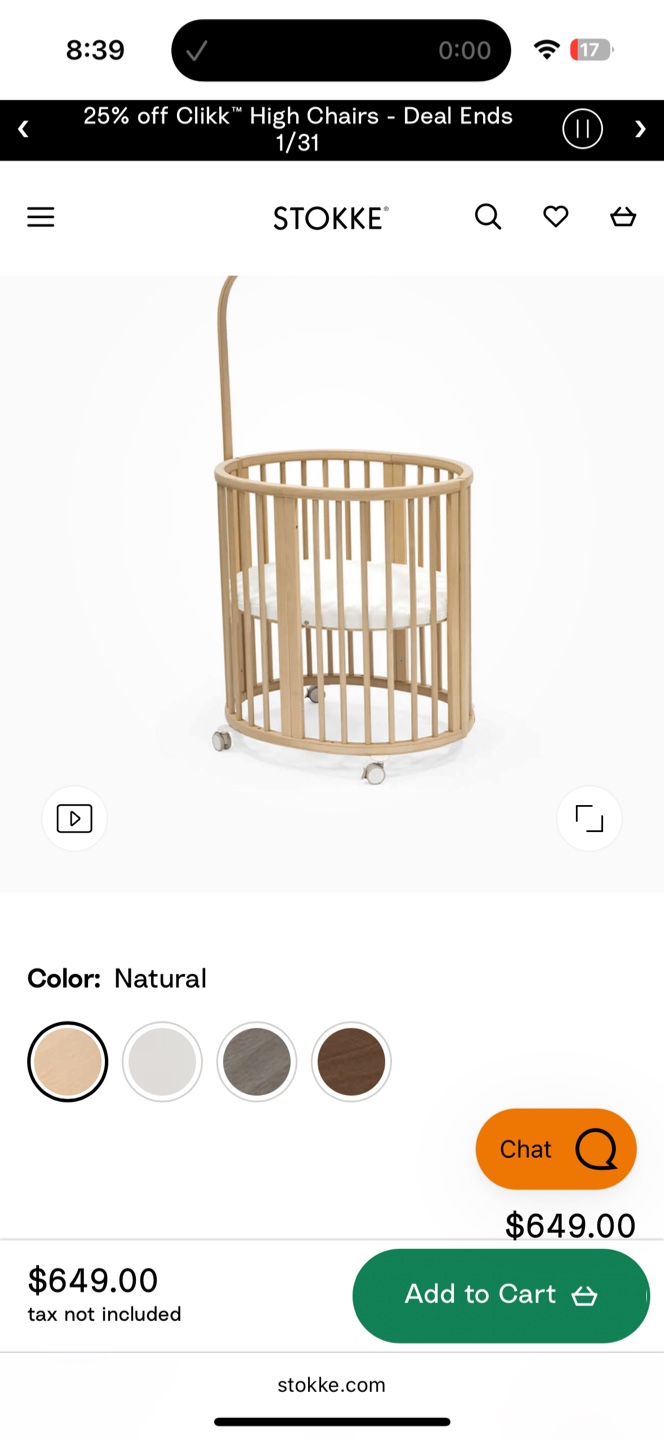 Stokke Sleepi Mini Bundle Natural Crib - photo 3
