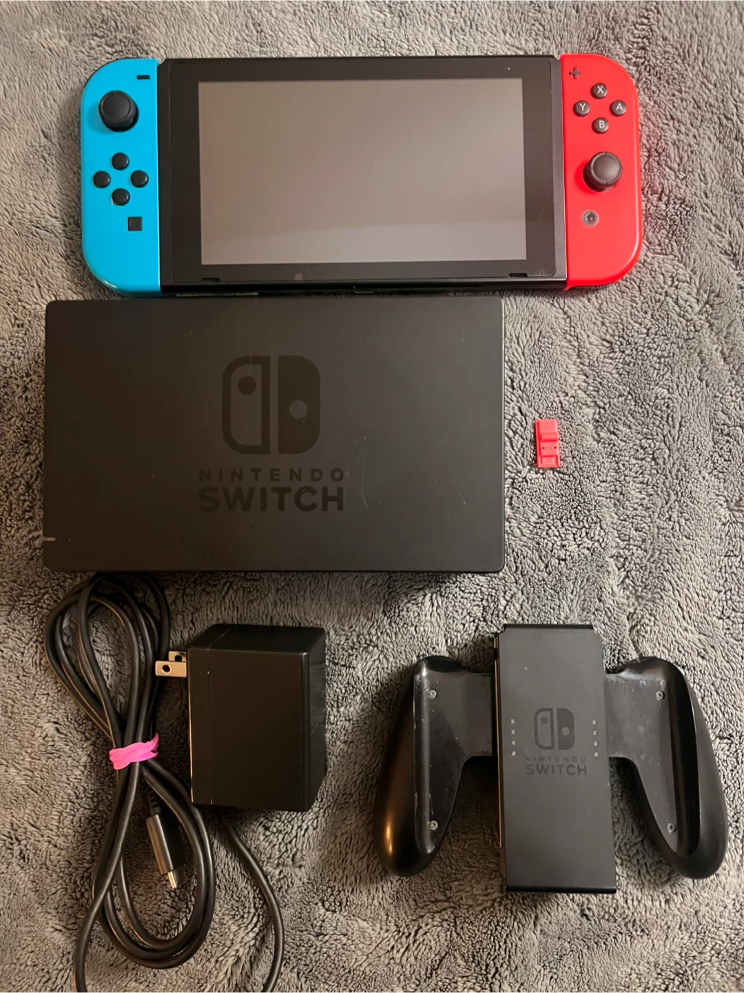 Nintendo Switch V1 Console Bundle – Dock, Joy-Cons, Accessories