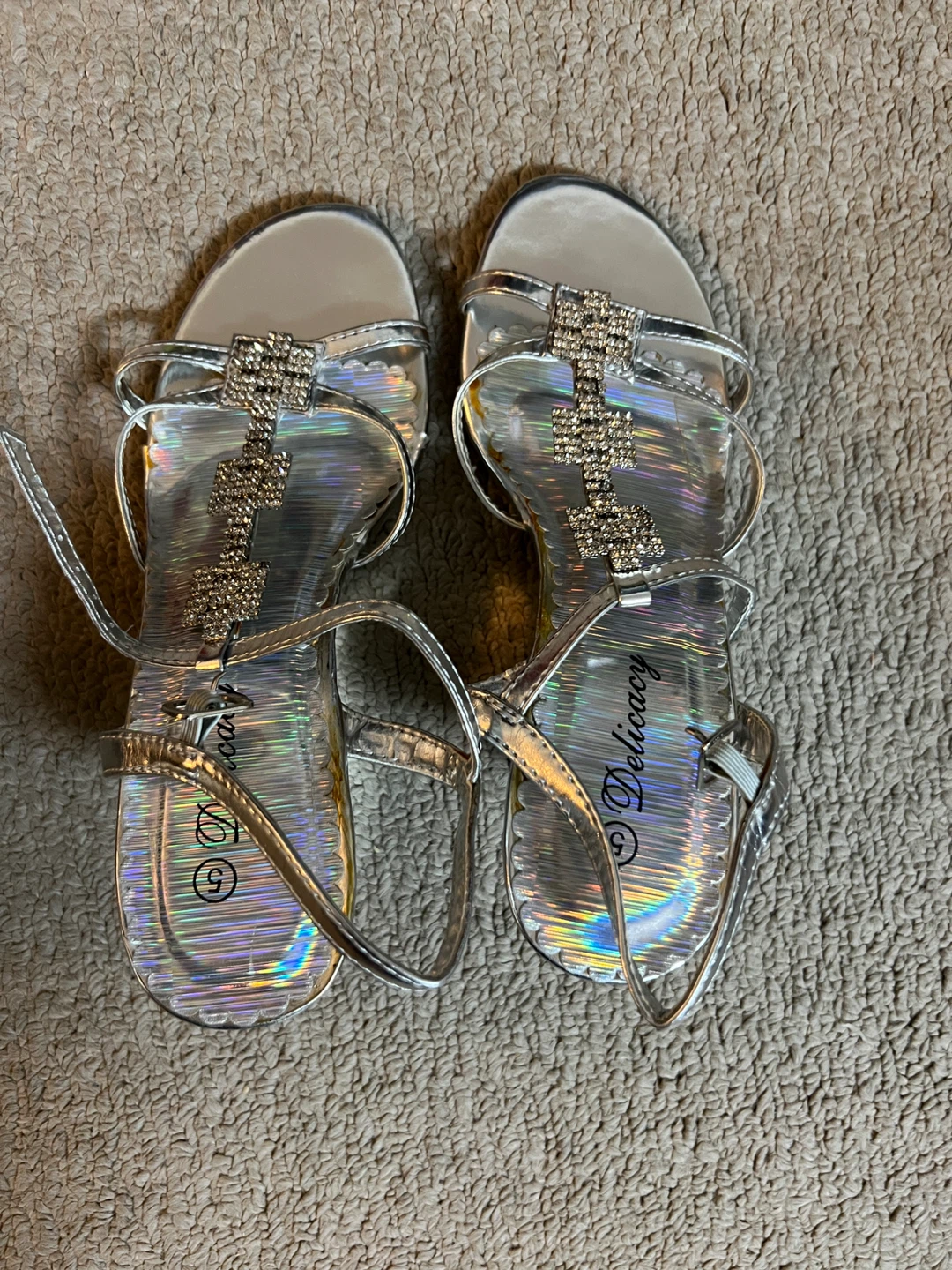 Delicacy Silver Heels