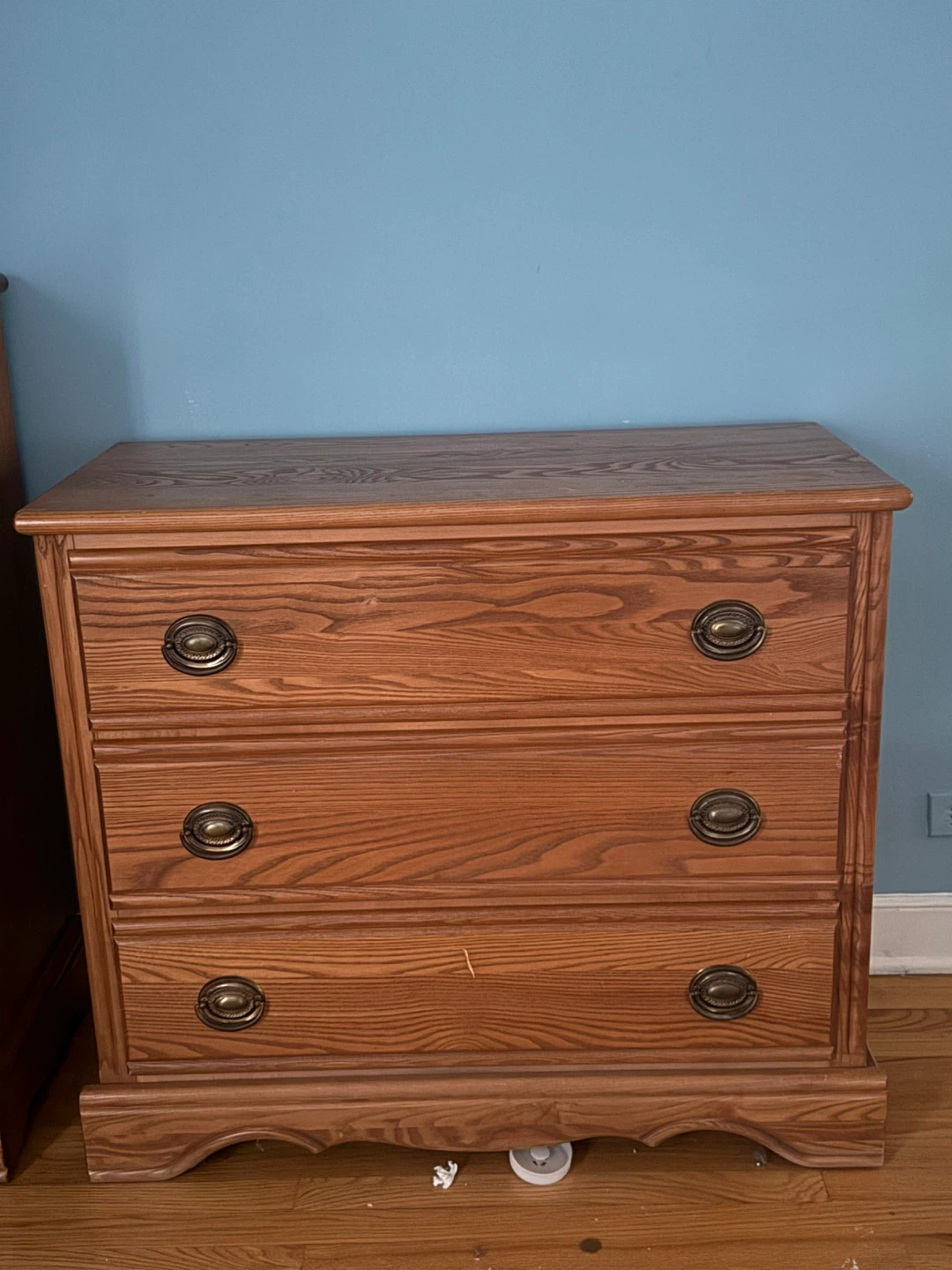 Wooden Dresser with 3 Drawers