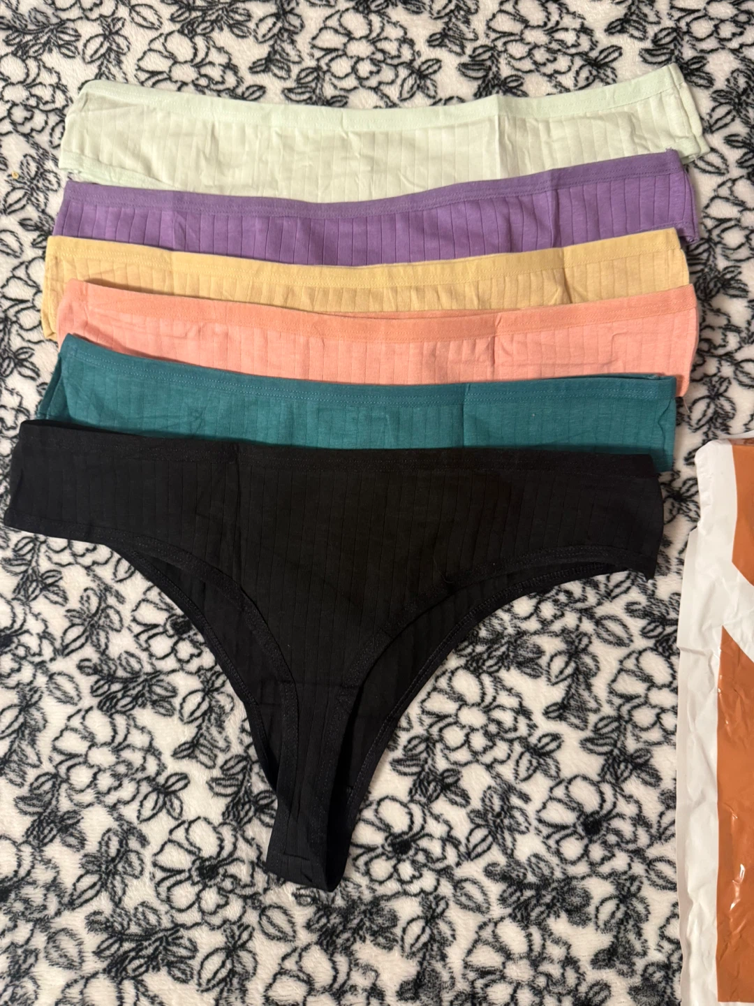 6-Pack Women's Thong Underwear Sizes S & M