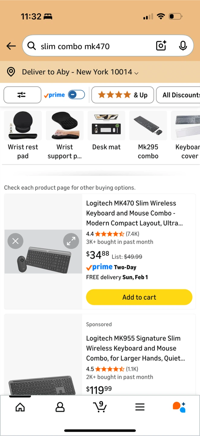 Logitech MK470 Slim Wireless Keyboard and Mouse Combo - photo 3