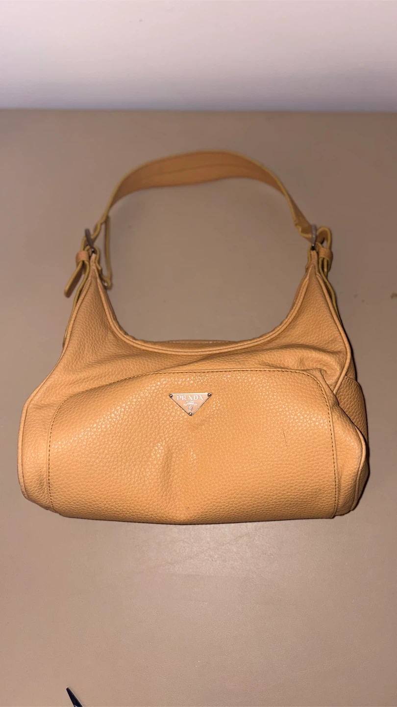 Tan Leather Shoulder Bag
