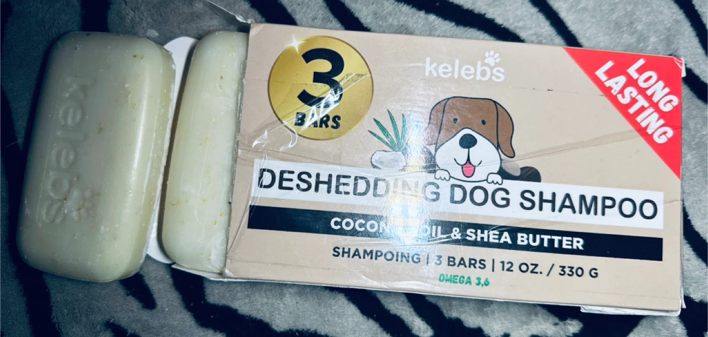 Kelebs Deshedding Dog Shampoo Bars - 3 Pack