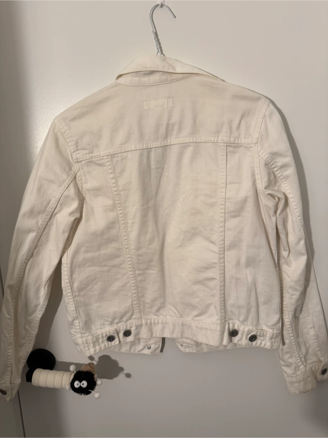 UNIQLO White Denim Jacket Size S - photo 2