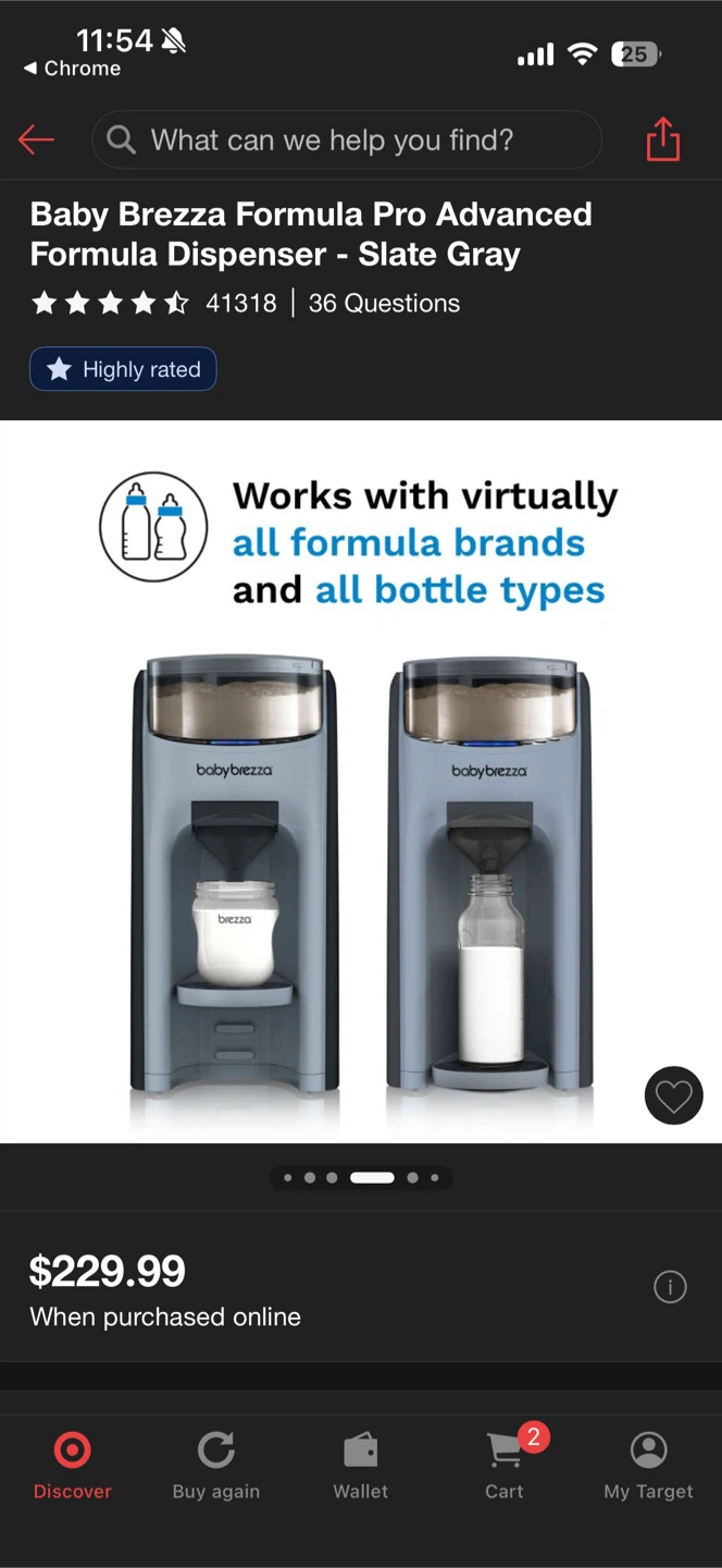 Baby Brezza Formula Pro Advanced Formula Dispenser - Slate Gray - photo 4