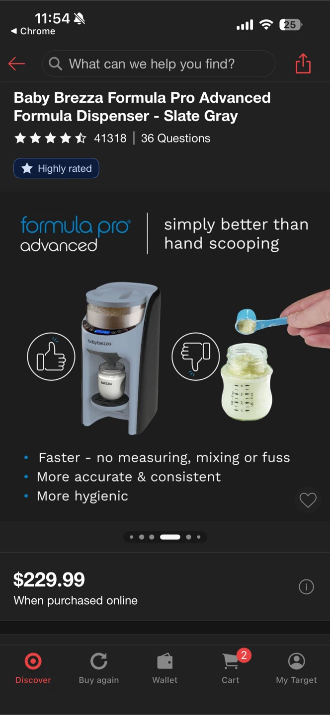 Baby Brezza Formula Pro Advanced Formula Dispenser - Slate Gray - photo 5