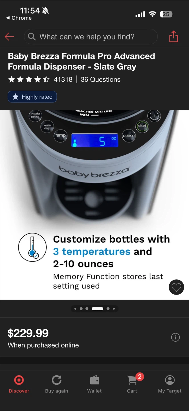 Baby Brezza Formula Pro Advanced Formula Dispenser - Slate Gray - photo 3