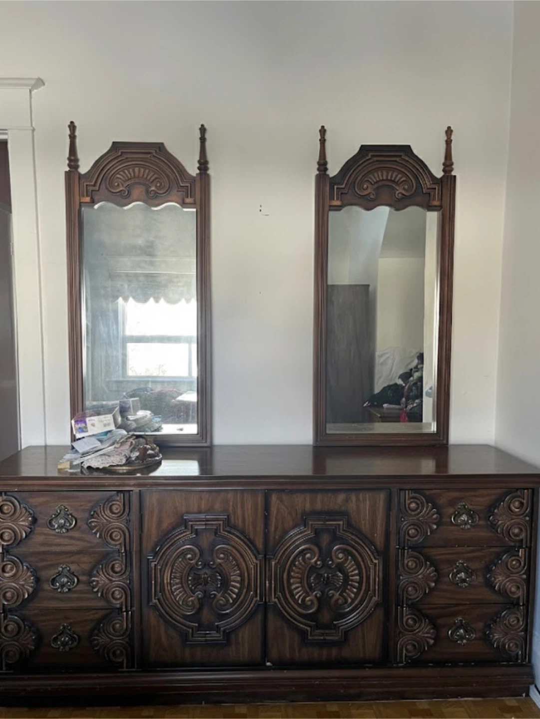 Vintage Wooden Bedroom Set