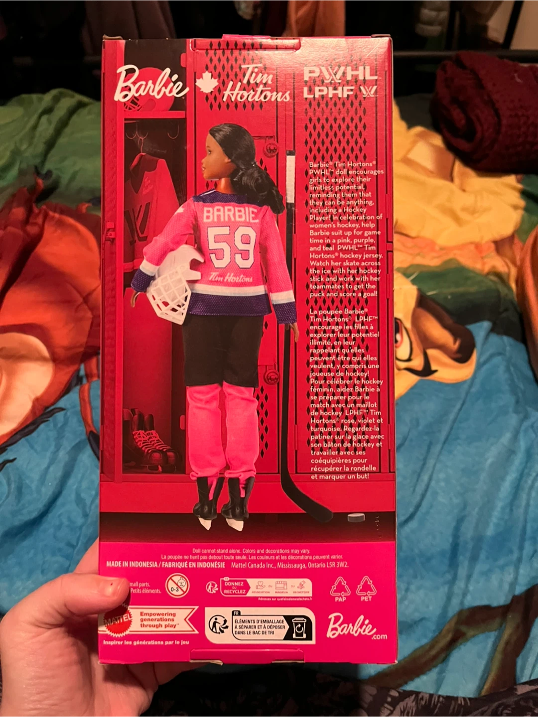 Barbie Tim Hortons PWHL Doll - photo 2