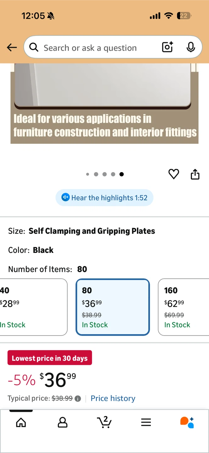 80 Pcs Black Plastic Biscuit Joiners for Woodworking - photo 5
