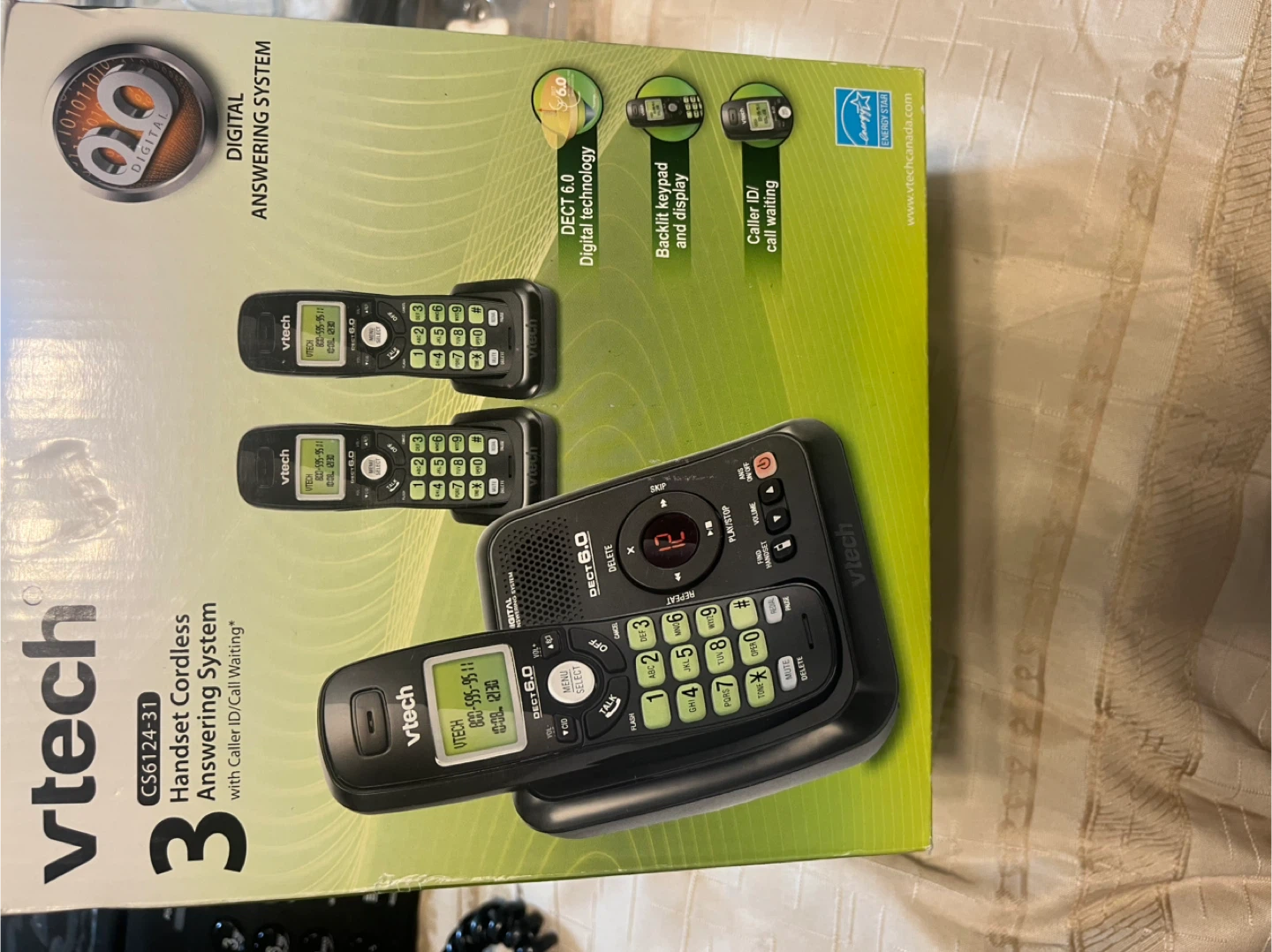 VTech CS6124-31 3-Handset Cordless Answering System - photo 2