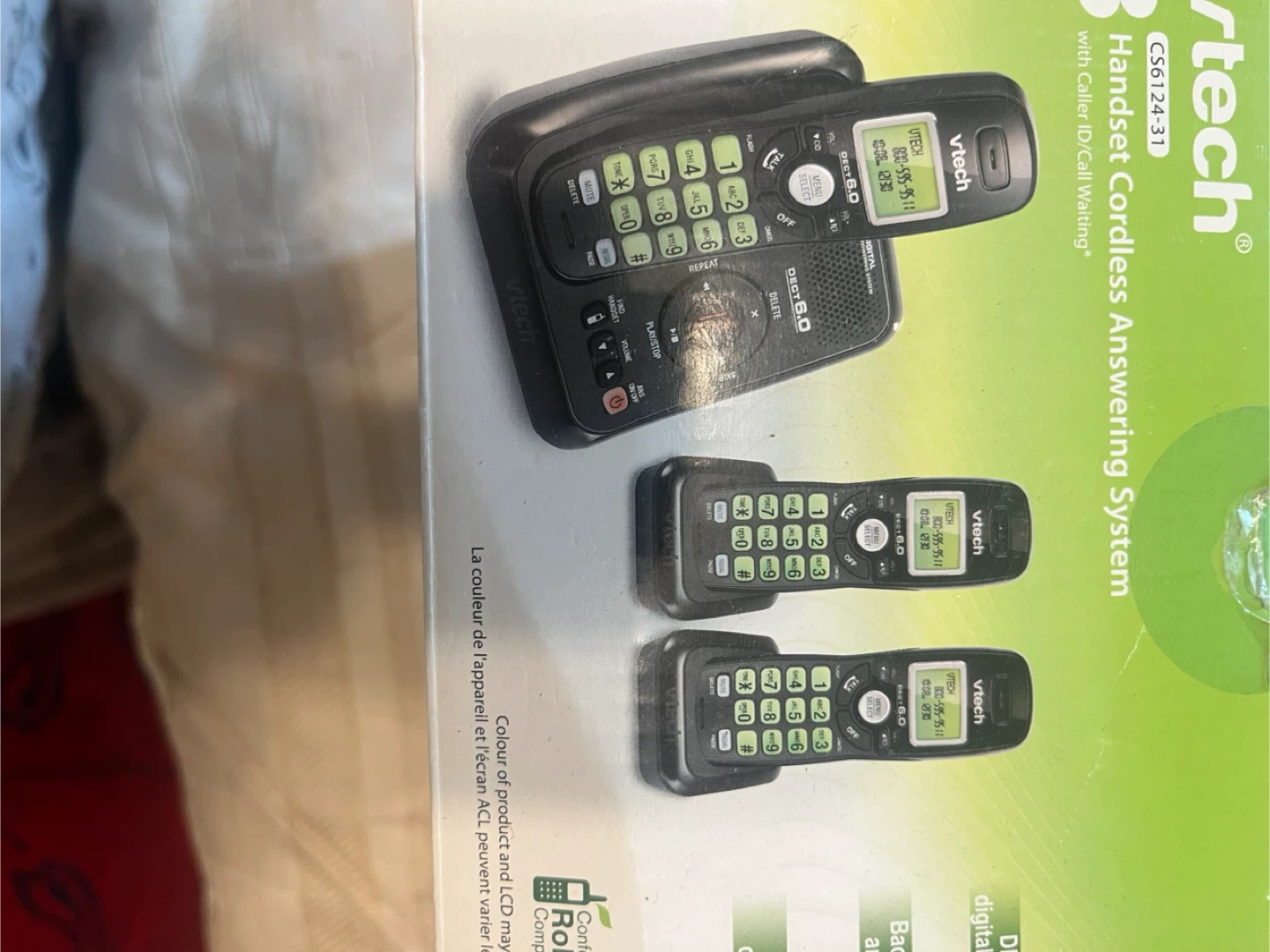 VTech CS6124-31 3-Handset Cordless Answering System
