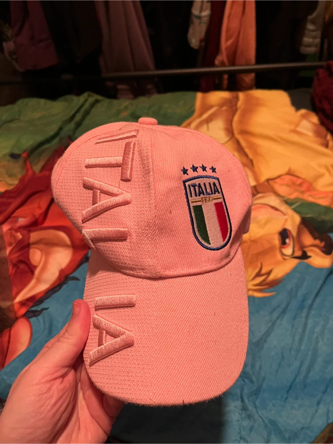 Pink Italia Baseball Cap