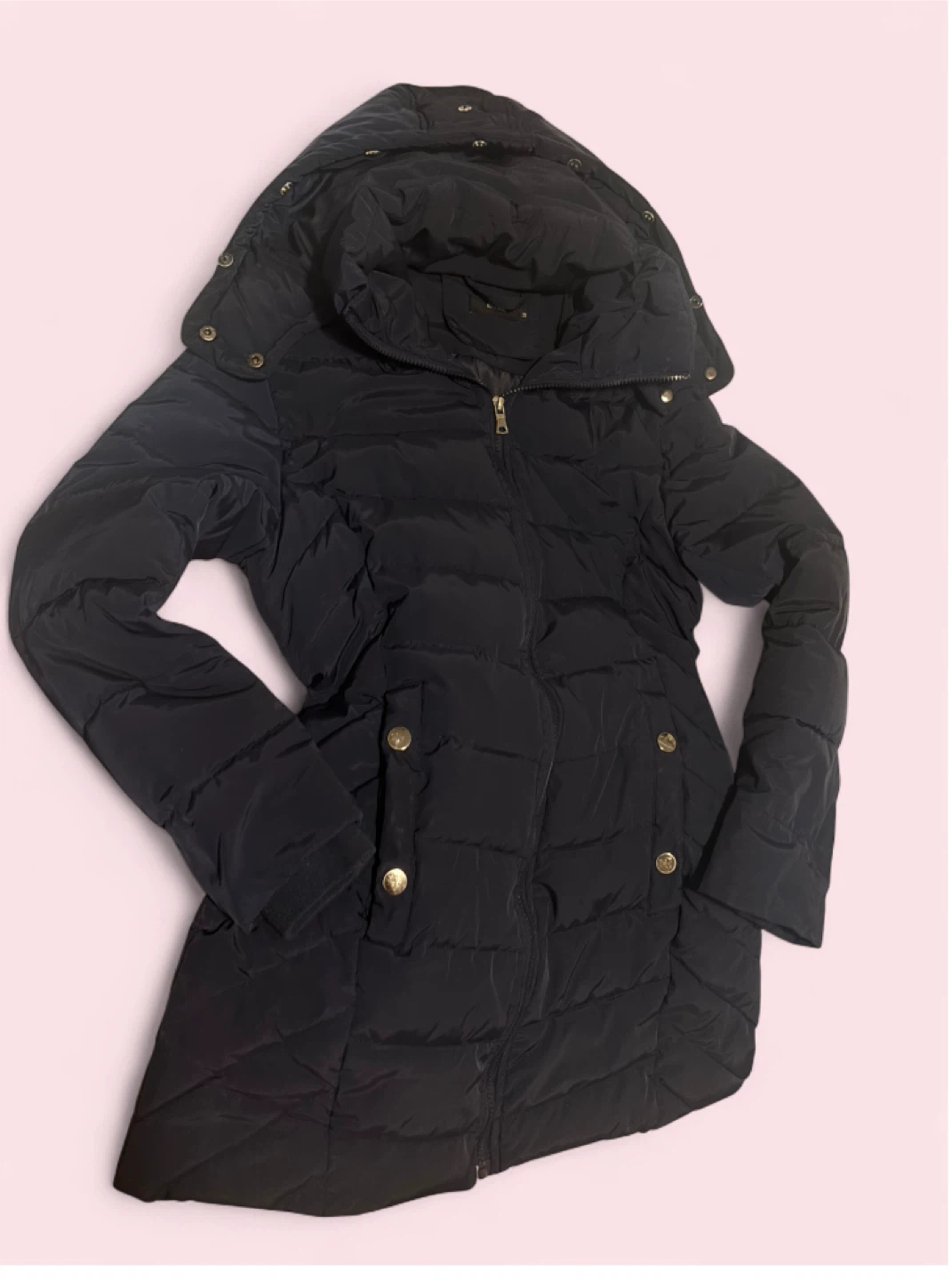 NUTEXROL Down Hooded Puffer Winter Jacket Size M