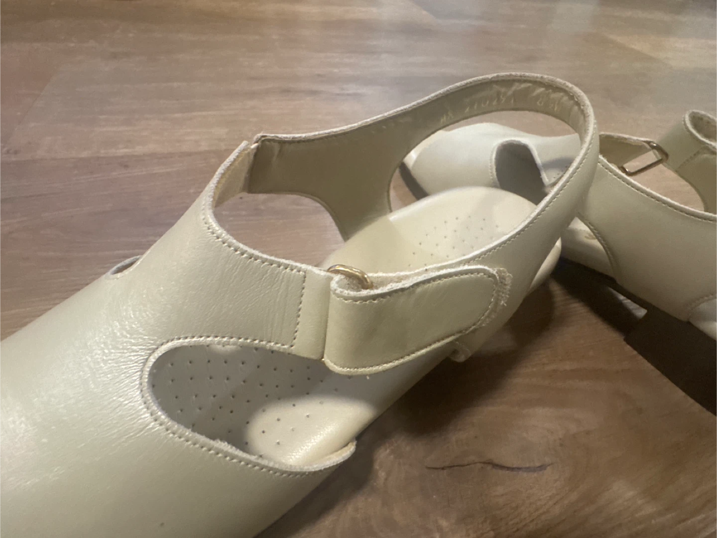 SAS Suntimer "Tripad Comfort" Beige Leather Slingback Sandals - photo 5