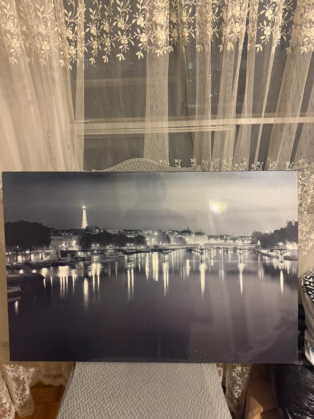Parisian Skyline Wall Art Canvas Print