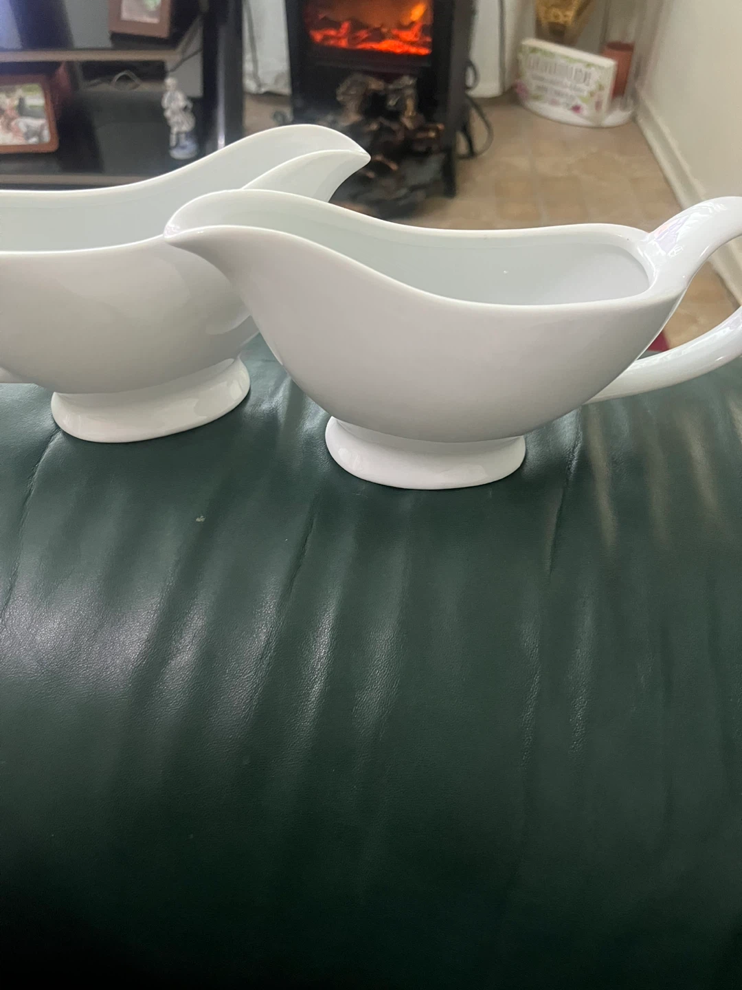 White Porcelain Gravy Boats