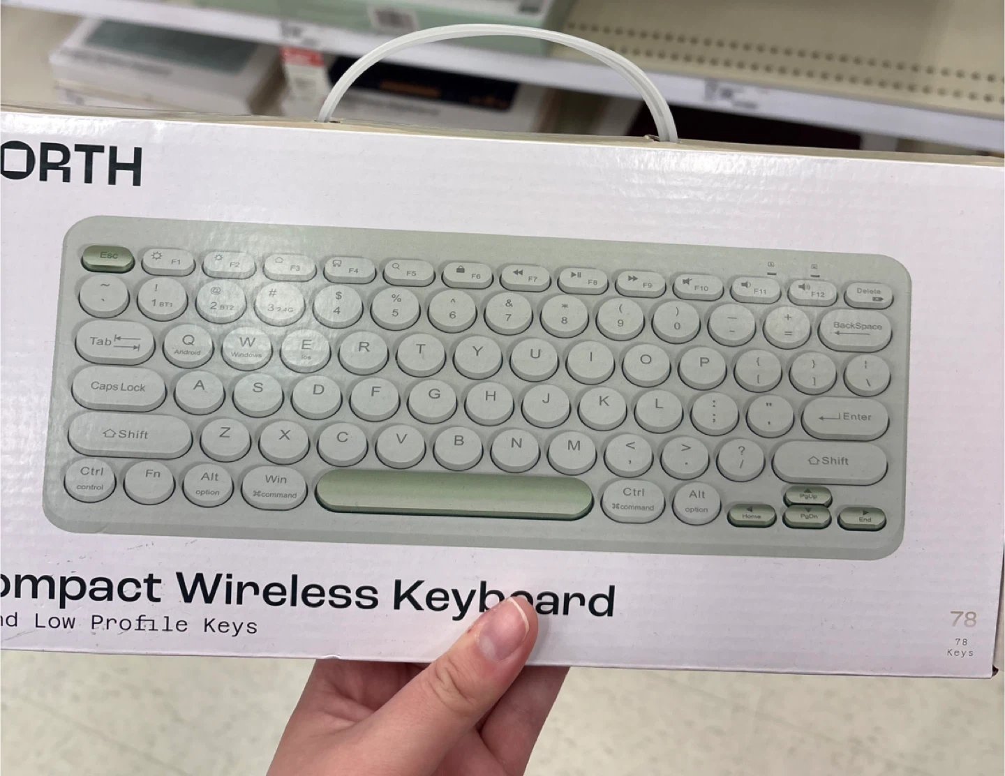 NORTH Wireless Ergonomic Mouse and Compact Wireless Keyboard Set