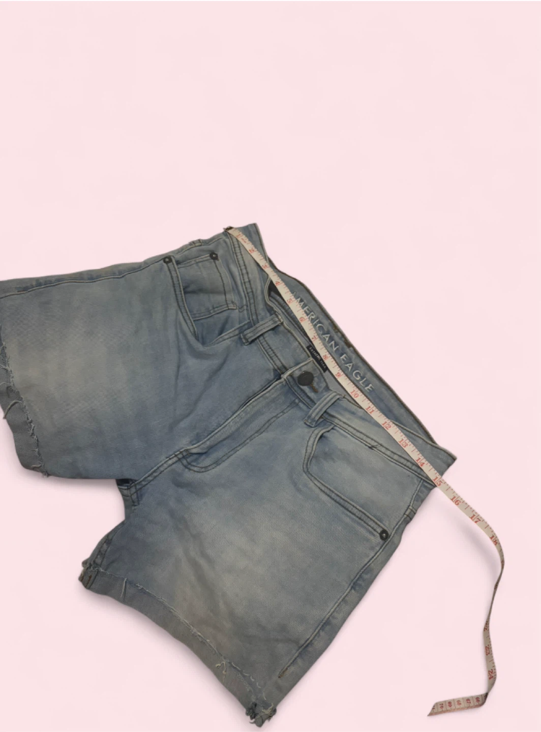 American Eagle Light Wash Denim Shorts - photo 2