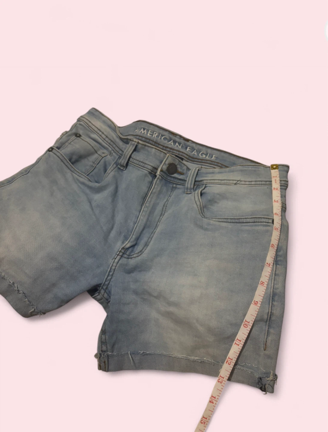 American Eagle Light Wash Denim Shorts - photo 3