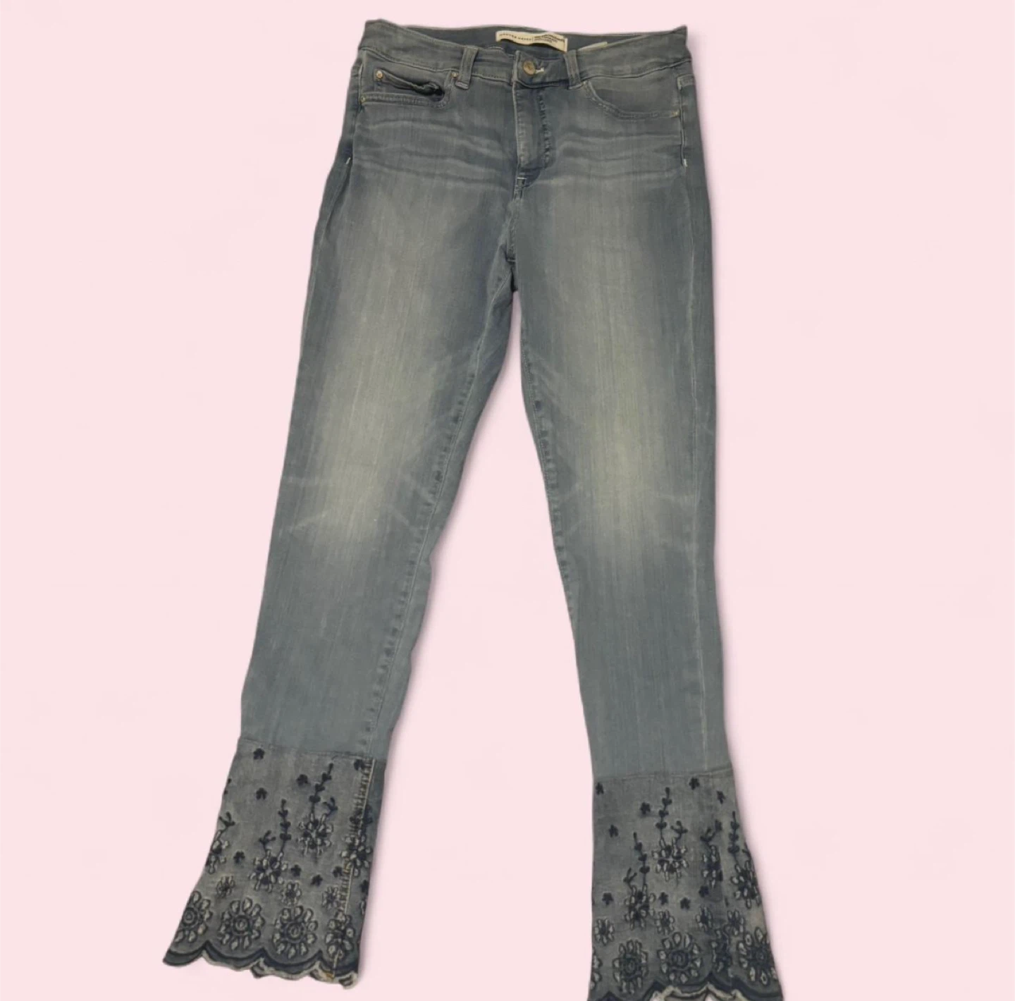 Women's Embroidered Flare Jeans - Size Unknown - photo 3
