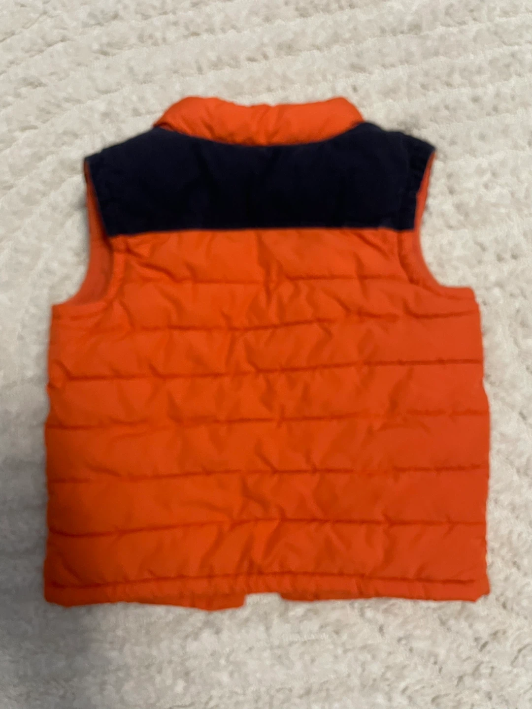 Gymboree Puffer Vest Orange Blue Size 2T-3T - photo 2