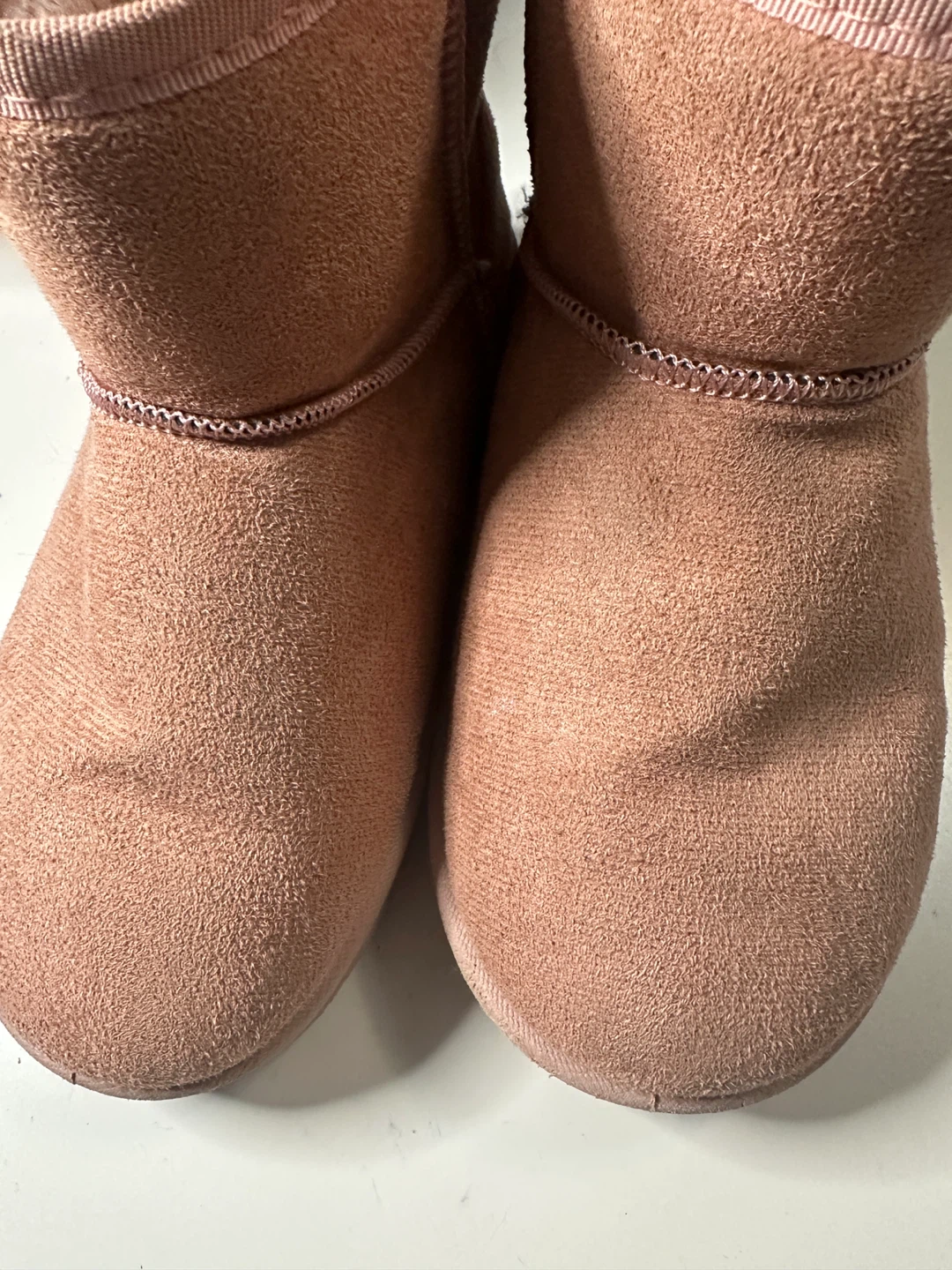 Guabitu Pink Suede Faux Fur Lined Boots - photo 2