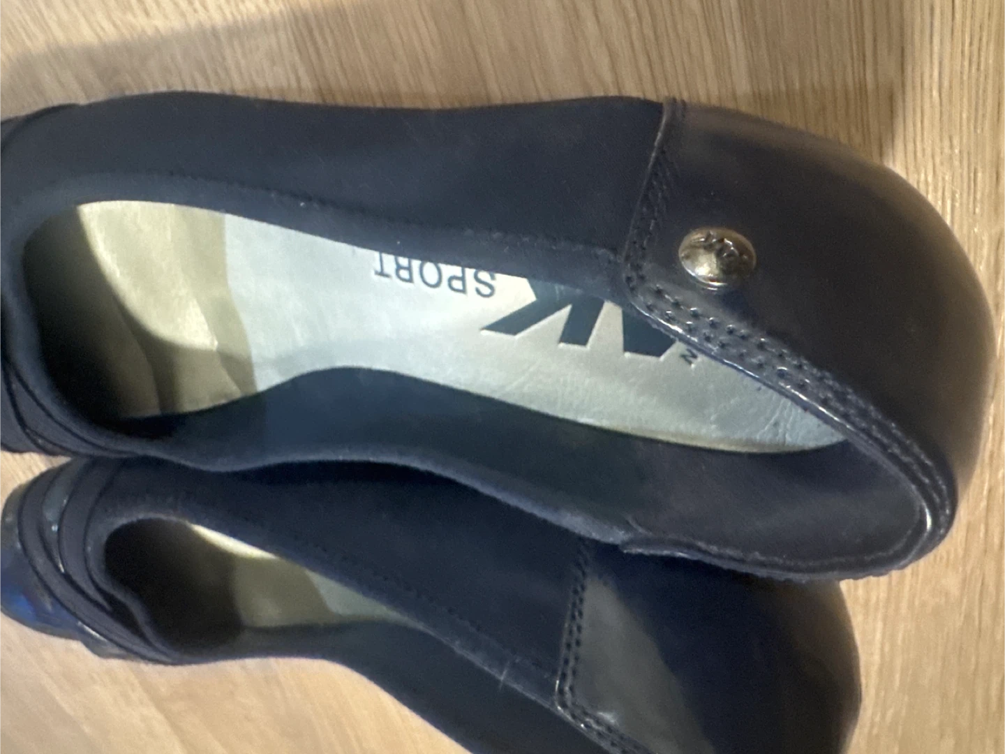 Anne Klein AK Sport Navy Blue Wedge Shoes - photo 5